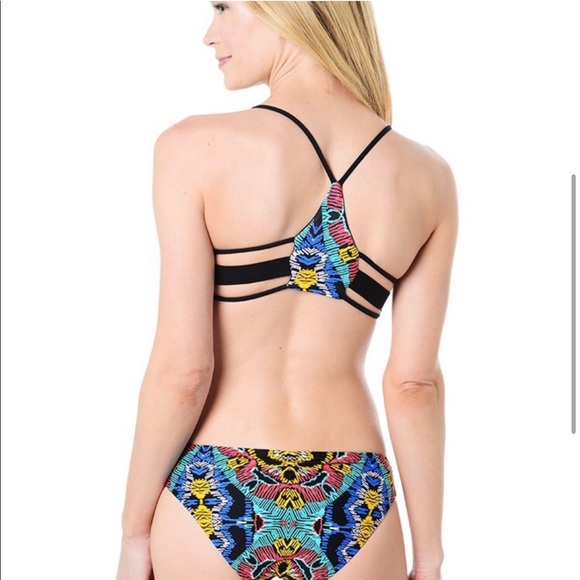 L*Space Wild Night Moroccan Dream Reversible Racerback Bikini - Picture 5 of 15